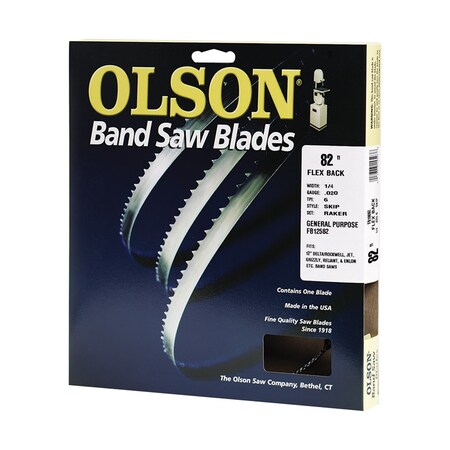 Olson Saw BLADE BAND 1/4""X82"" 6T WB56382DB